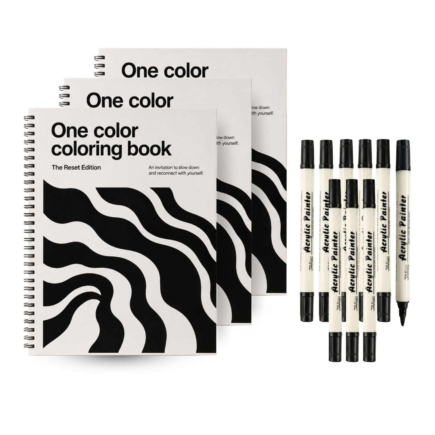 Libro para colorear de un solo color – Edición Reset®
