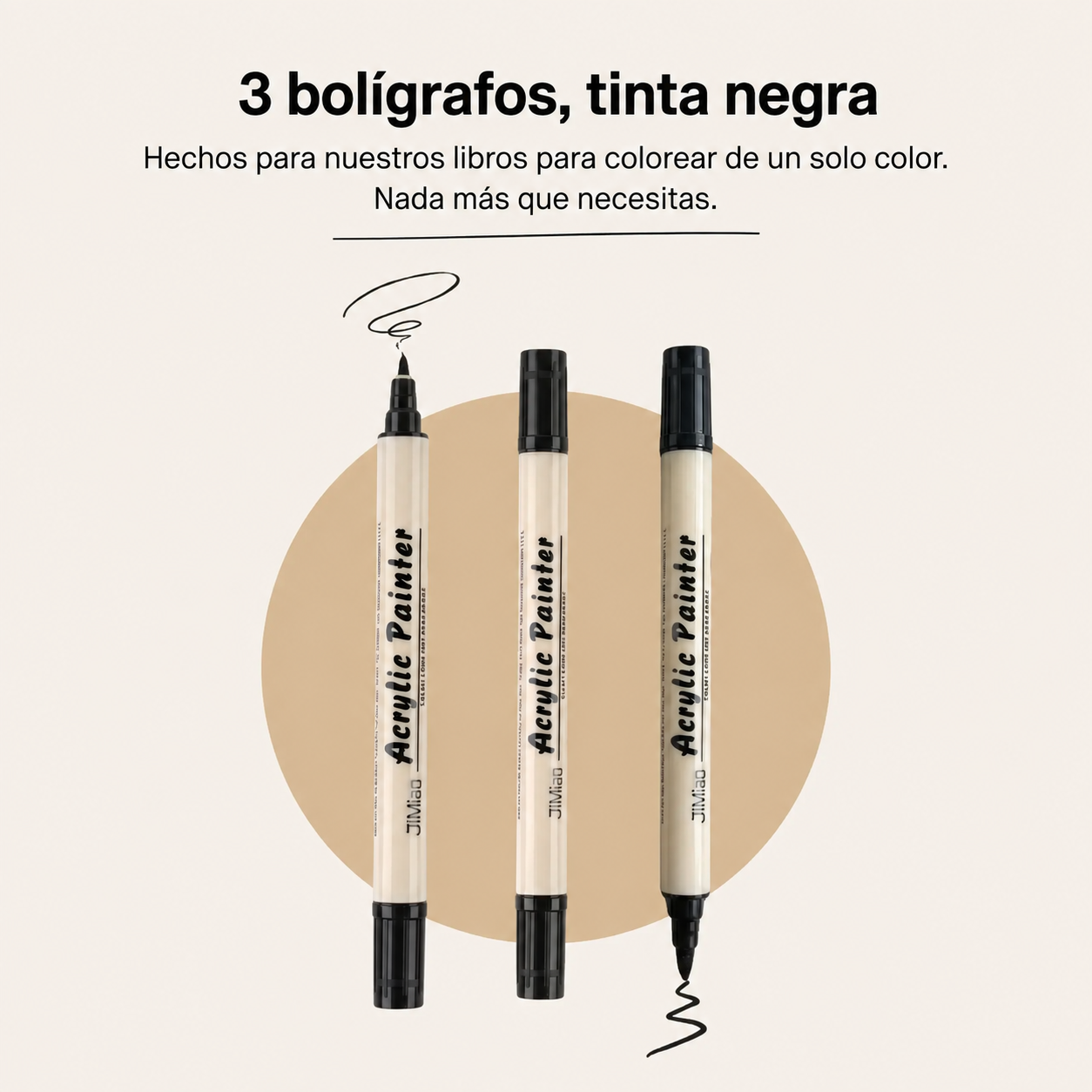 3 Rotuladores de doble punta