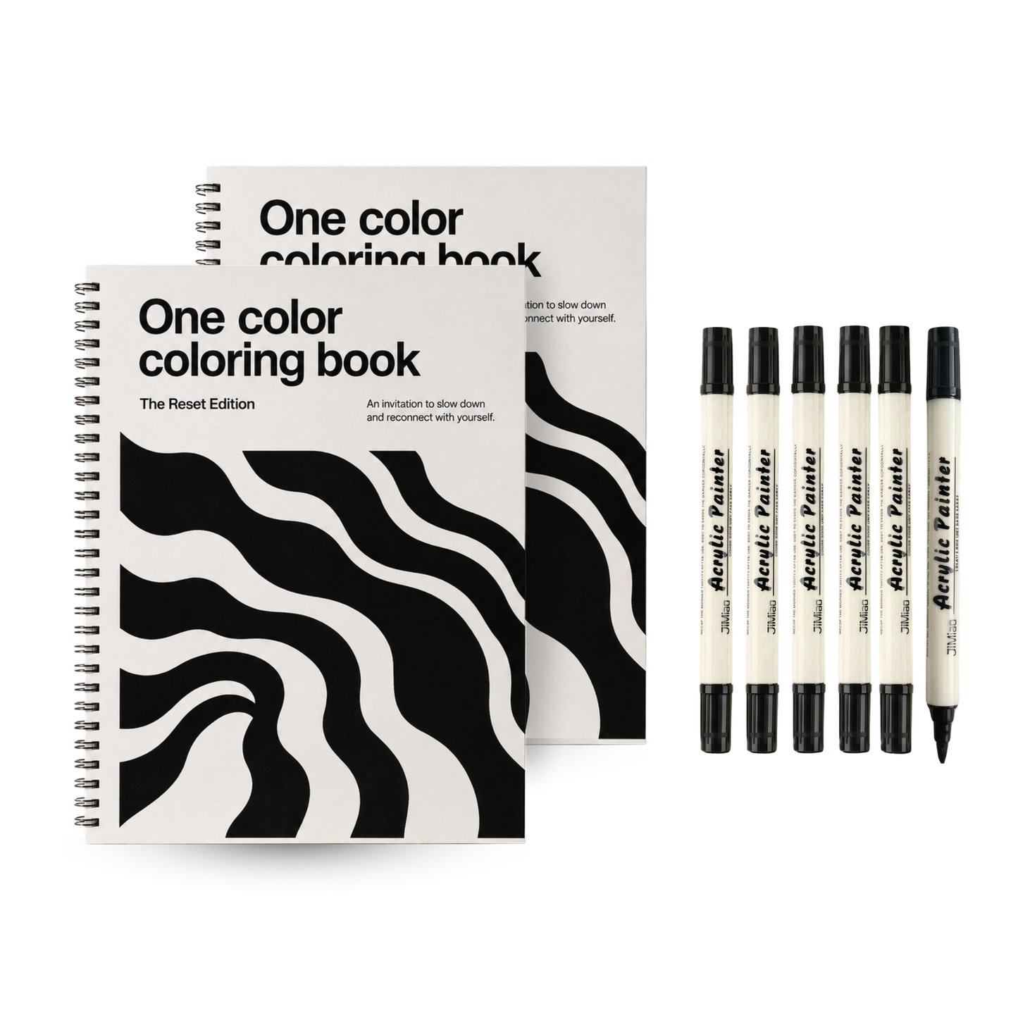 Libro para colorear de un solo color – Edición Reset®