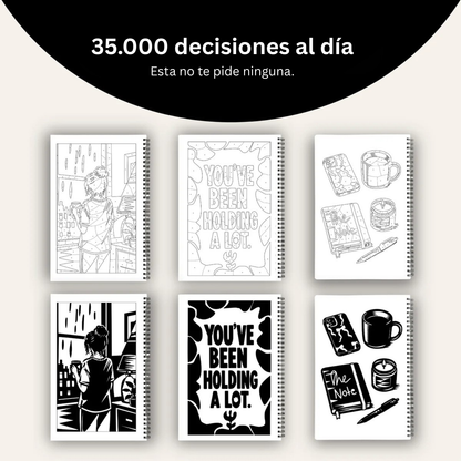 Libro para colorear de un solo color – Edición Reset®