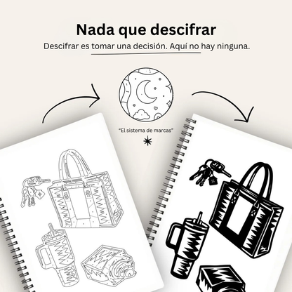 Libro para colorear de un solo color – Edición Reset®