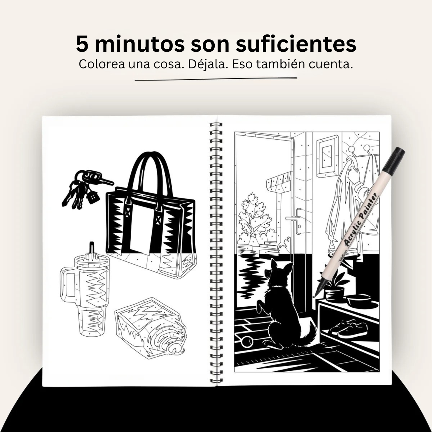 Libro para colorear de un solo color – Edición Reset®